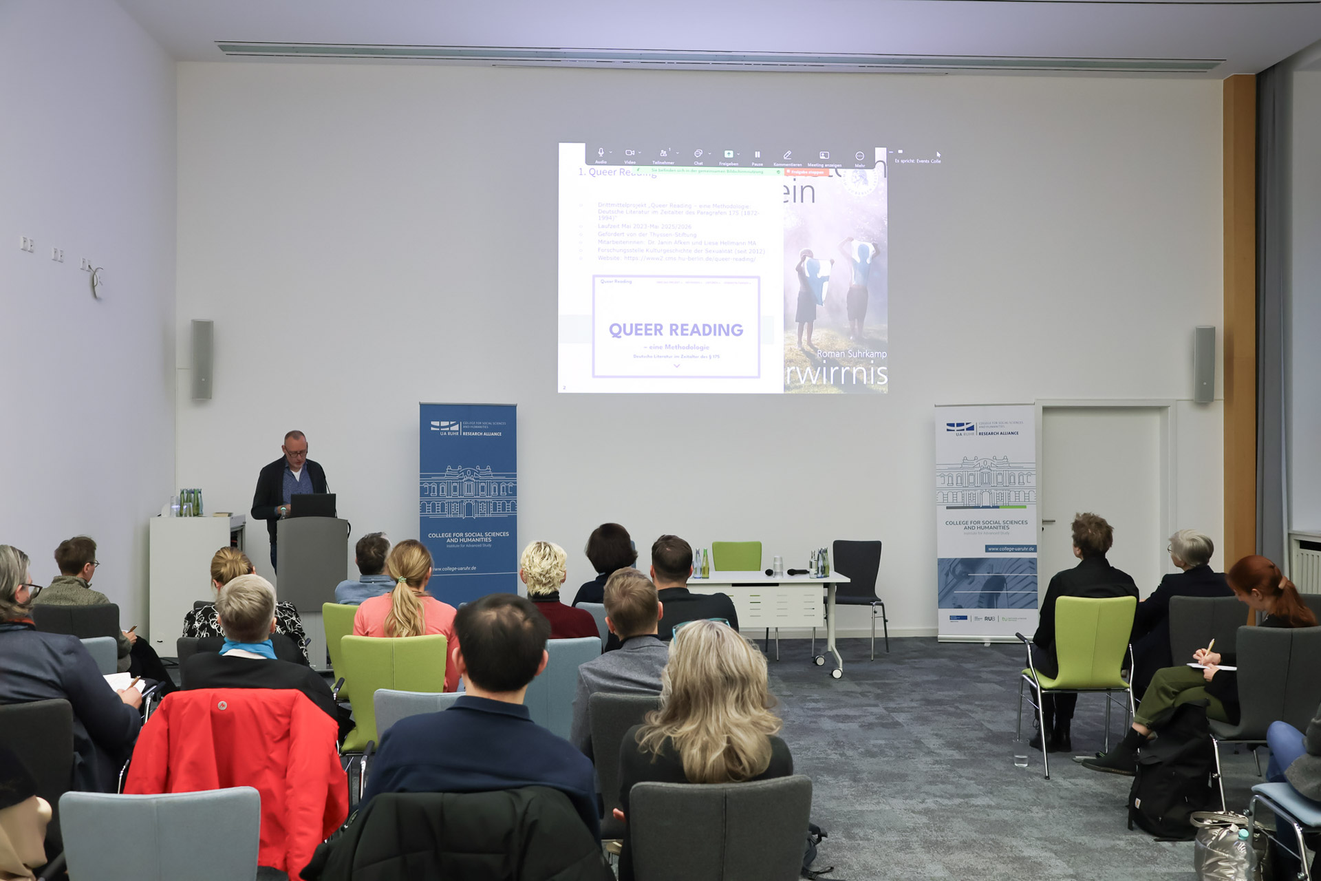 Presentation by Prof. Andreas Kraß, Humboldt-Universität zu Berlin, on 'Christoph Heins "Verwirrnis" (2018)'