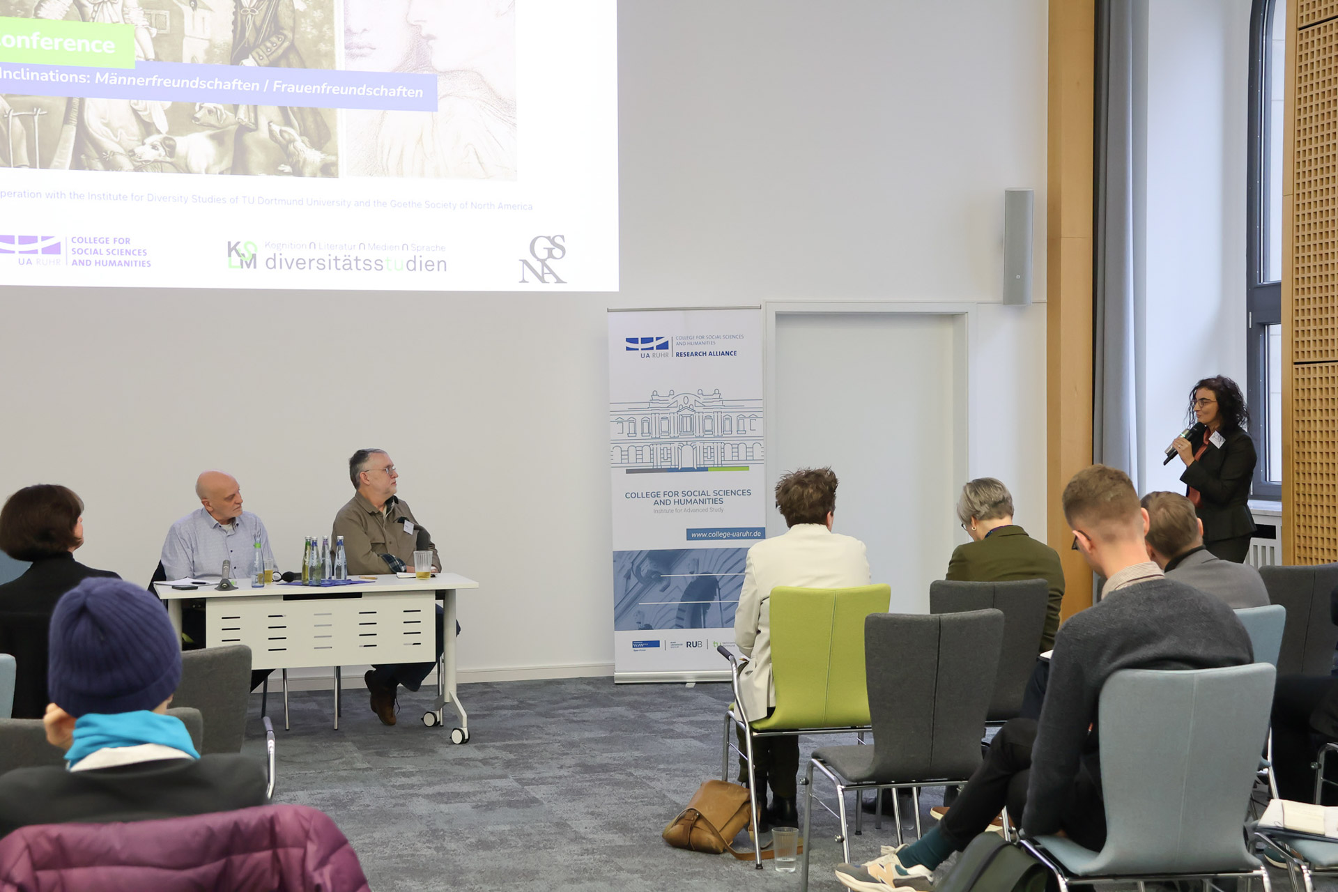 Panel discussion with Prof. Helmut Puff and Prof. Horst Lange, moderated by Prof. Iulia-Karin Patrut