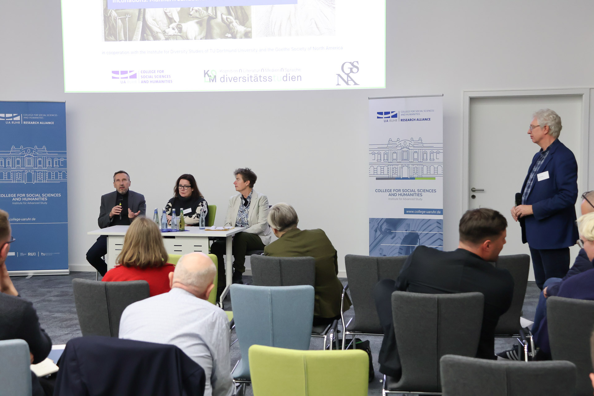 Panel discussion with Prof. Wolfgang Bunzel, Prof. Catriona MacLeod and Prof. Imke Meyer, moderated by Prof. Matthias Bauer, Europa-Universität Flensburg