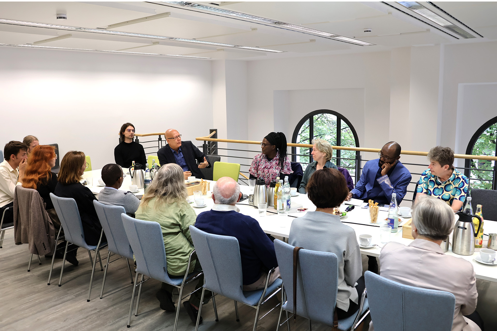 Senior Fellows at Welcome Day meeting