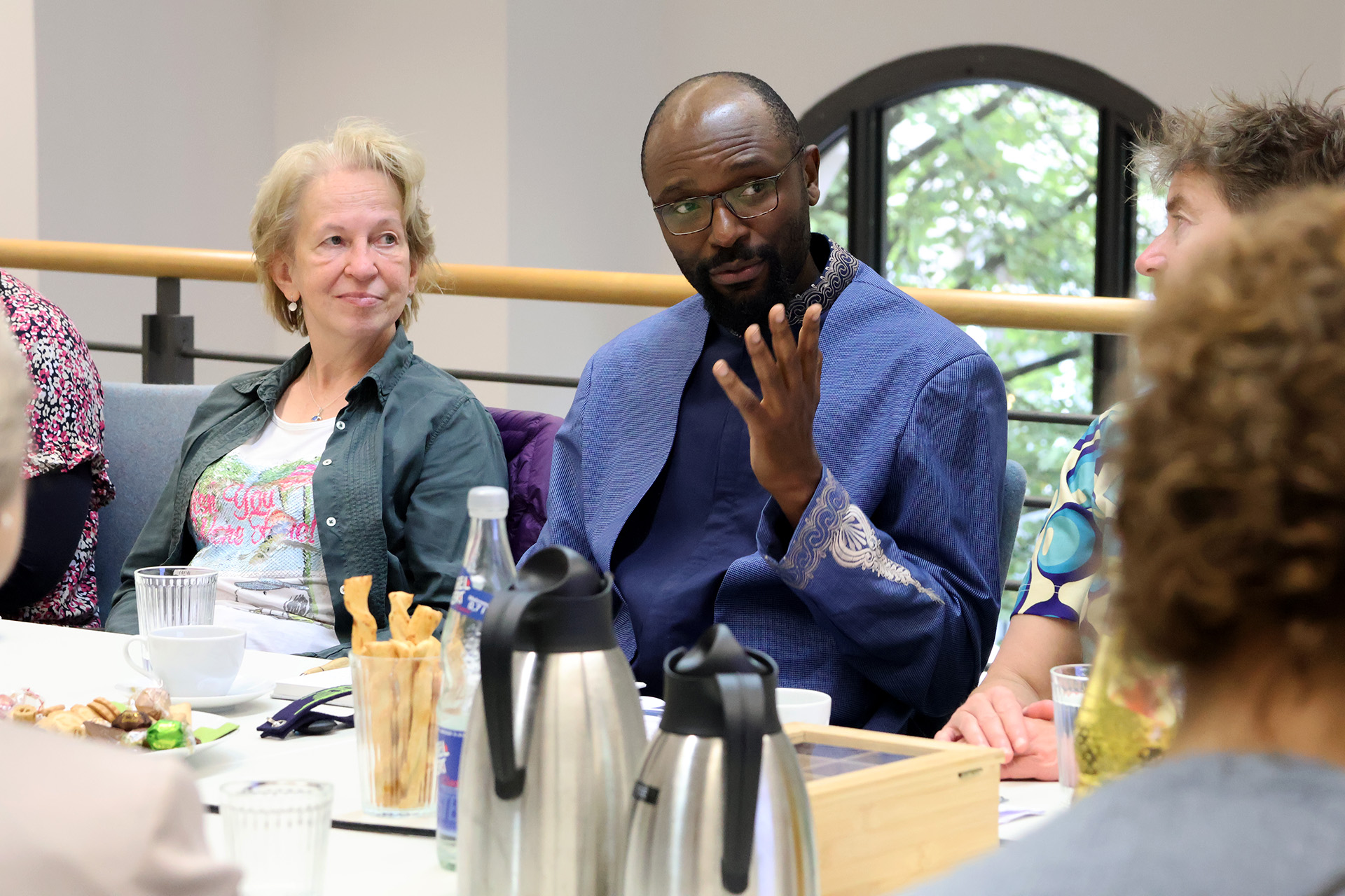 Senior Fellows at Welcome Day meeting