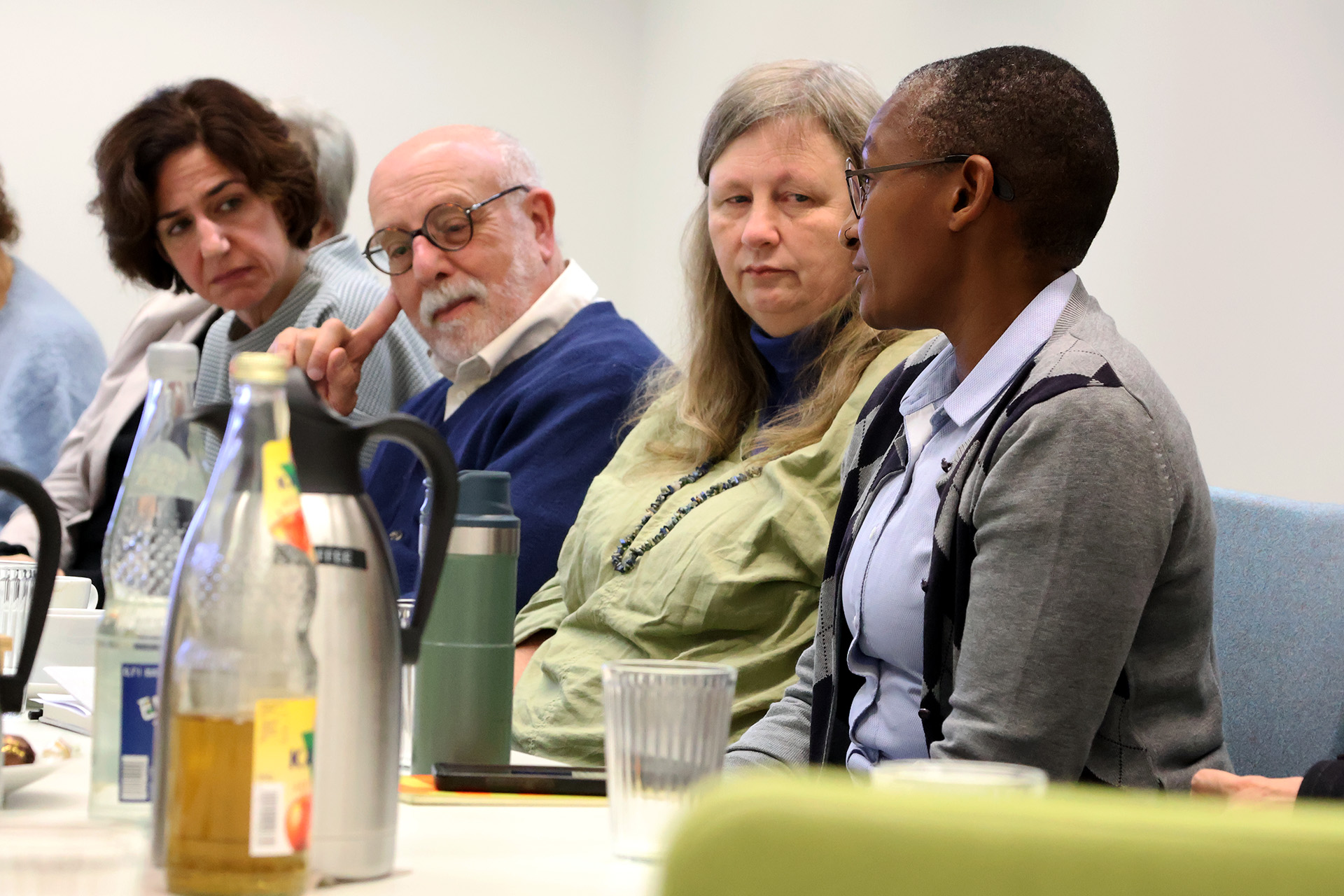 Senior Fellows at Welcome Day meeting